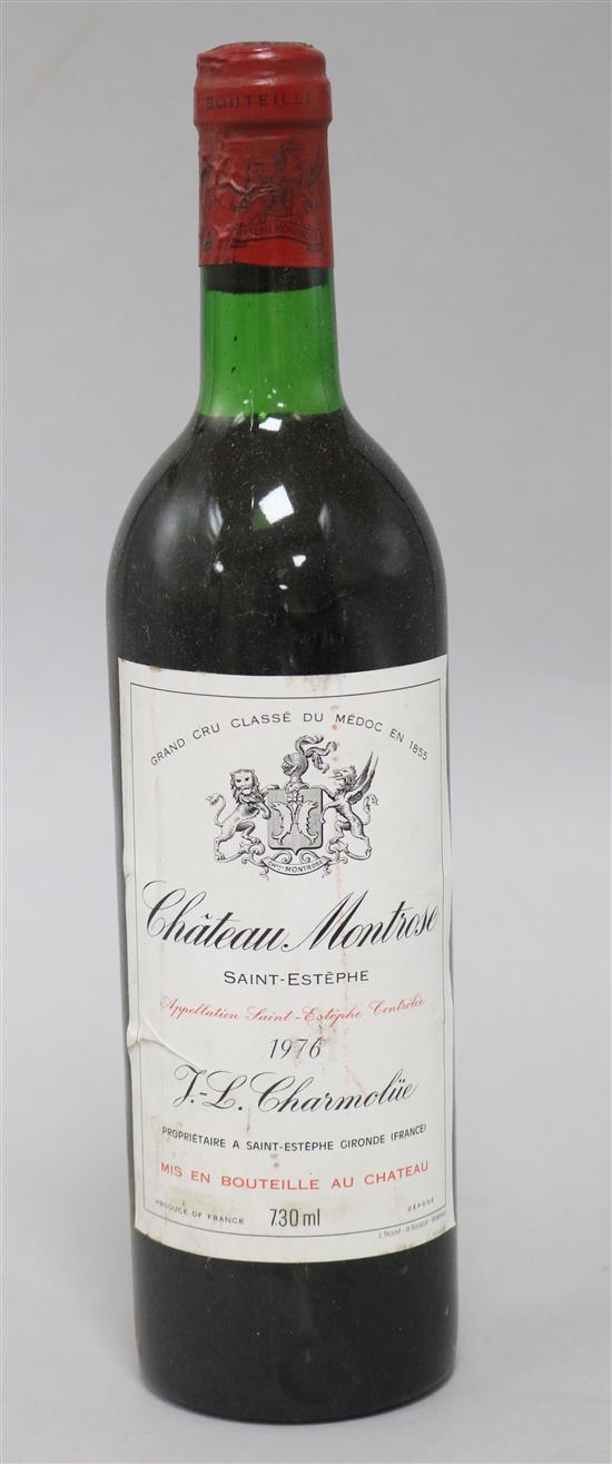 Five bottles of Chateau Montorse 1976